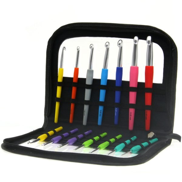 LANA GROSSA / Набор крючков с мягкой цветной ручкой / DESIGN COLOR