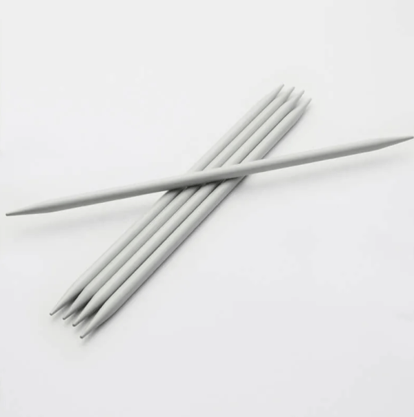 KNIT PRO / Спицы чулочные, алюминий, 15 см / Basix Aluminium
