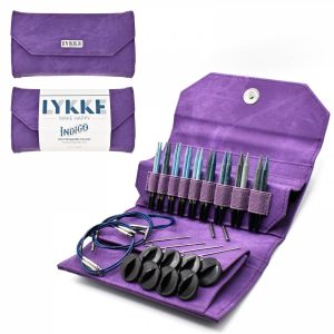 LYKKE / Набор спиц  / длина 7.0 см / цвет Indigo (синий, фиолетовый) - фиолетовый деним